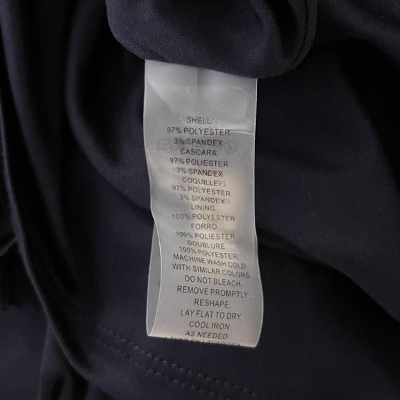 Pocket Bow Halter in Navy Blue - Picture 7 of 10